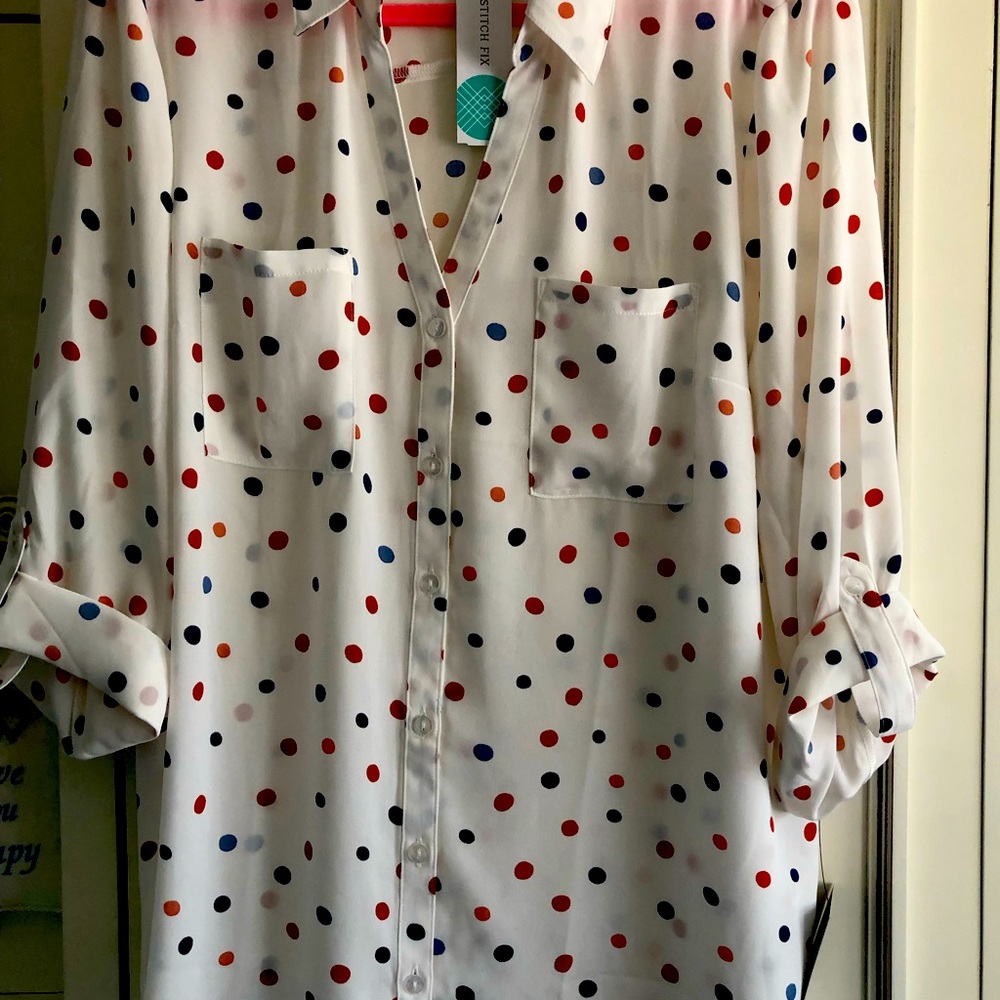 Fortune + Ivy Button Down Blouse!